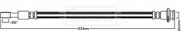 BORG & BECK Pidurivoolik BBH8222